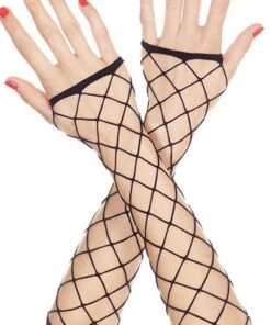 Budget 🌟 MUSIC LEGS 🎃 Halloween Spandex Industrial Net Fingerless | ARM WARMERS 😀
