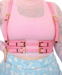 Budget 🥰 MY VIOLET Kawaii Pink | ADJUSTABLE HARNESS ❤️