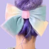 Best Sale ✨ MY VIOLET Rainbows & Pride Rainbow [Vibrant] | OVERSIZED HAIR BOW ❤️ -Alternative Accessories Elegant Store my violet rainbow vibrant oversized hair bow 2 0f7c6362 b97d 4fca 806b a28c41f7f628 700x700