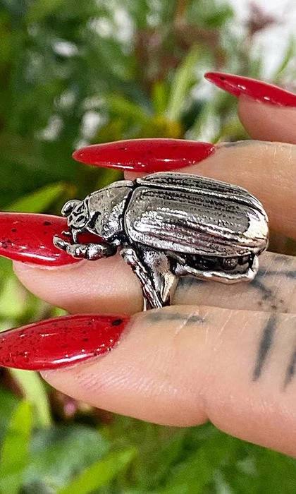 Discount π MYSTICUM LUNA Mens Accessories Beetle | RING π 7 Discount π MYSTICUM LUNA Mens Accessories Beetle | RING π - Image 5