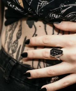 New 🎁 MYSTICUM LUNA The Moon Cosmic Coffin | RING 🥰