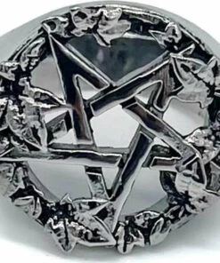 Best Pirce ⌛ MYSTICUM LUNA All Green Witch Pentacle | RING ❤️ -Alternative Accessories Elegant Store mysticum luna green witch pentacle ring 1 ef5527a6 76c5 4e03 9fbd d8999a2e0606 700x700