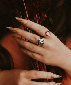 Cheapest 🧨 MYSTICUM LUNA 🎃 Halloween Pumpkin | RING ✨ -Alternative Accessories Elegant Store mysticum luna pumpkin ring 5 700x700