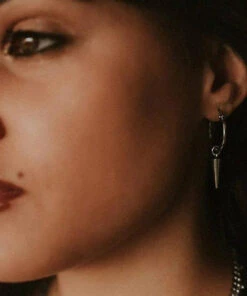 Brand new ⭐ MYSTICUM LUNA Mens Accessories Temptress | HOOP EARRINGS 😉 -Alternative Accessories Elegant Store mysticum luna temptress hoop earrings 3 700x700