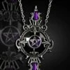 Best Pirce 💯 RESTYLE Pentacles & Pentagrams Mystic Mirror | NECKLACE 😀 -Alternative Accessories Elegant Store necklace mystic mirror 1 700x700