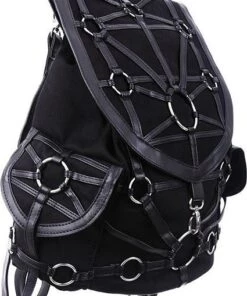 Top 10 😉 RESTYLE Fetish O-Ring | 🎒 BACKPACK 🔥 -Alternative Accessories Elegant Store o ring backpack 3 700x700