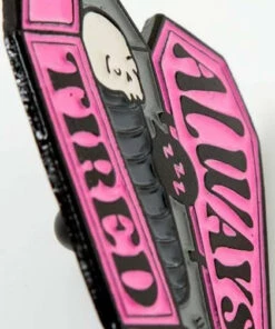 Best deal 😉 PUNKY PINS Skulls Always Tired Coffin | ENAMEL PIN ✨ -Alternative Accessories Elegant Store punky pins always tired coffin enamel pin 3 97483188 fc49 426a 9a82 2370b947b9cc 700x700