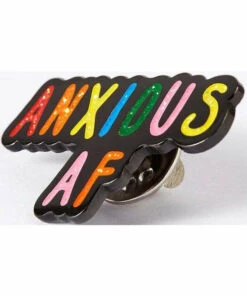 Wholesale ⭐ PUNKY PINS Mens Accessories Anxious AF | ENAMEL PIN 😍 -Alternative Accessories Elegant Store punky pins anxious af enamel pin 2 9023b46f 9e7e 4275 b03d b8f6cf116975 700x700