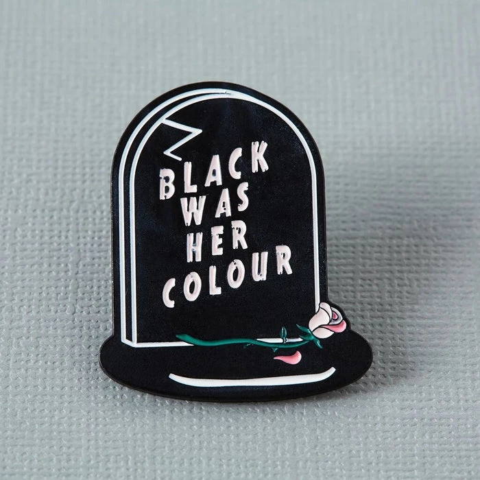 Hot Sale β€οΈ PUNKY PINS π§ Halloween Black Was Her Colour Epitaph | ENAMEL PIN π 5 Hot Sale β€οΈ PUNKY PINS π§ Halloween Black Was Her Colour Epitaph | ENAMEL PIN π - Image 3