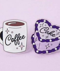 Best Pirce 🧨 PUNKY PINS All Coffee & Cake | ACRYLIC PIN PAIR ✔️ -Alternative Accessories Elegant Store punky pins coffee cake acrylic pin pair 2 4f33299e 1dc7 41de 9353 982b6986c6df 700x700
