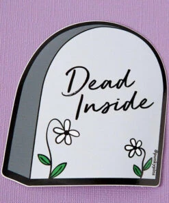 Outlet 👍 PUNKY PINS 💀 Halloween Dead Inside Tombstone | LAPTOP STICKER 👏 -Alternative Accessories Elegant Store punky pins dead inside tombstone laptop sticker 1 afa4598b c7b0 4143 a057 8650e2ee6ff0 700x700