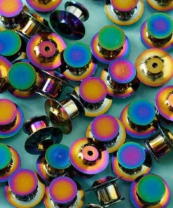 Cheapest ⭐ PUNKY PINS Mens Accessories Rainbow | SECURE LOCKING PIN BACK ⌛