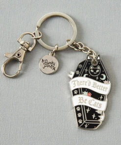 New 🤩 PUNKY PINS There’d Better Be Cats | ENAMEL KEYRING 🌟 -Alternative Accessories Elegant Store punky pins thered better be cats enamel keyring 3 dfb794f4 f550 4ada 9314 8f54f86ed477 700x700