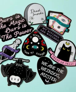 Promo ⭐ PUNKY PINS Cats Treat Or Treat Cat | LAPTOP STICKER ❤️ -Alternative Accessories Elegant Store punky pins treat or treat cat laptop sticker 2 5b06802a 1fe6 47cf a1db 61ac7e53e9a9 700x700