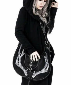 Best reviews of ✔️ RESTYLE All Antlers [Black] | HOBO BAG ✔️ -Alternative Accessories Elegant Store restyle antlers black hobo bag 12 9e8a9202 857d 4eaf 9457 4dc01f36ff0f 700x700