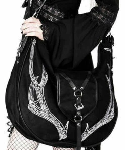 Best reviews of ✔️ RESTYLE All Antlers [Black] | HOBO BAG ✔️ -Alternative Accessories Elegant Store restyle antlers black hobo bag 3 7b99936e 9a0f 4333 bf1e bee2cb758cb4 700x700