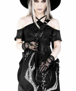 Best reviews of ✔️ RESTYLE All Antlers [Black] | HOBO BAG ✔️ -Alternative Accessories Elegant Store restyle antlers black hobo bag 8 4674194c e1ef 4729 96cb 0c1b01487f5d 700x700