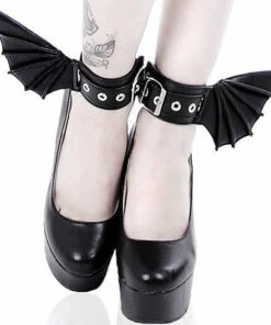 Hot Sale 🌟 RESTYLE Bats Bat Wing | 👟 SHOE CUFFS 👍 -Alternative Accessories Elegant Store restyle bat wing shoe cuffs 3 9870a08b 9186 49cc af97 cfd1c6c123b7 700x700