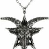 Promo 🎁 RESTYLE Mens Accessories Baphomet [Silver] | NECKLACE 😍