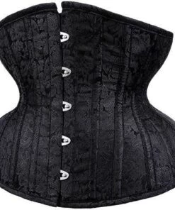 Budget 🤩 RESTYLE Burlesque Black Brocade | UNDERBUST CORSET ⌛ -Alternative Accessories Elegant Store restyle black brocade underbust corset 3 a0dae76f 997c 4578 8ca5 0a4431300125 700x700