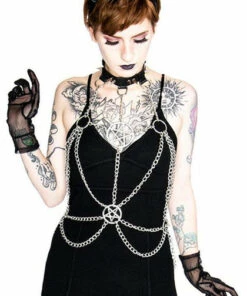 Promo 🔔 RESTYLE Fetish Chained Pentagram | HARNESS 💯 -Alternative Accessories Elegant Store restyle chained pentagram harness 3 52c08711 5a6a 492d 828c 3615dd87c78d 700x700