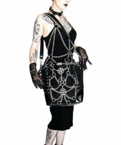 Promo 🔔 RESTYLE Fetish Chained Pentagram | HARNESS 💯 -Alternative Accessories Elegant Store restyle chained pentagram harness 5 f4716ad8 0b77 4ac6 9340 2e9a24b541e5 700x700