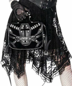 Flash Sale 🎉 RESTYLE All Coffin [Black Suede] | 👜 HANDBAG 🎁 -Alternative Accessories Elegant Store restyle coffin black suede handbag 7 29266ccc 3ee8 4a73 95c0 bab30881d4cb 700x700