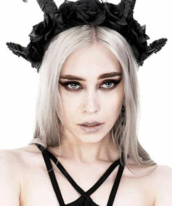 Brand new 🔔 RESTYLE Cosplay Dark Elf [Rose Crown] | HEADBAND 🎁 -Alternative Accessories Elegant Store restyle dark elf rose crown headband 4 1a07403f ac49 4f8b a49e 793c5dbdbdce 700x700