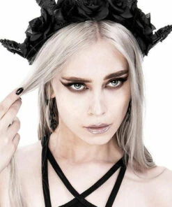 Brand new 🔔 RESTYLE Cosplay Dark Elf [Rose Crown] | HEADBAND 🎁 -Alternative Accessories Elegant Store restyle dark elf rose crown headband 7 1f846379 c6fa 4a20 a0ed 87e38693f59c 700x700
