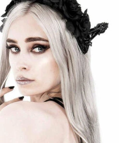 Brand new 🔔 RESTYLE Cosplay Dark Elf [Rose Crown] | HEADBAND 🎁 -Alternative Accessories Elegant Store restyle dark elf rose crown headband 8 3fa8e768 483c 4069 b1b2 056dd57583c8 700x700