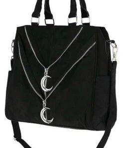 Budget 😍 RESTYLE The Moon Moon Child | HOBO BAG 👍 -Alternative Accessories Elegant Store restyle double zipped moon shopper bag 3 c4e21ae5 dd7e 4566 8cb5 65587a32ba1d 700x700