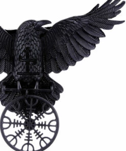 Buy 👍 RESTYLE All Helm Of Awe Raven | HAIR CLIP 🥰 -Alternative Accessories Elegant Store restyle helm of awe raven hair clip 3 700x700