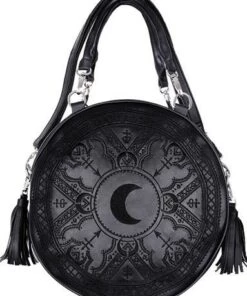 Flash Sale 🔔 RESTYLE The Moon Henna [Black] | ROUND BAG 😍