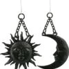 Promo ✨ RESTYLE The Moon Moon & Sun [Black] | EARRINGS 🧨 -Alternative Accessories Elegant Store restyle moon sun black earrings 1 afb63634 8d70 476e 9388 013774a7825d 700x700