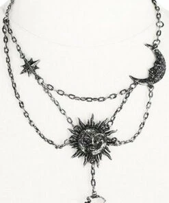 Flash Sale 🎉 RESTYLE The Moon Moon & Sun [Silver] | NECKLACE 🎉 -Alternative Accessories Elegant Store restyle moon sun silver necklace 2 c8ab7140 3901 405c 8d7f 7c417cfbe439 700x700