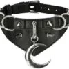 Promo 🎁 RESTYLE The Moon Moon And D-Ring | COLLAR ✔️ -Alternative Accessories Elegant Store restyle moon and d ring collar 1 502be563 bff0 433f 976b 05570efc15ea 700x700