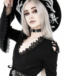 Best Sale ❤️ RESTYLE Pentacles & Pentagrams Pagan | HAT 😀 -Alternative Accessories Elegant Store restyle pagan hat 5 700x700