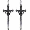 Hot Sale ✨ RESTYLE The Moon Swords [Silver] | EARRINGS 🔥 -Alternative Accessories Elegant Store restyle swords silver earrings 1 6af7885d b2e8 49bd 9af7 b09f35410716 700x700