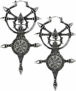 Budget 😉 RESTYLE All Vegvisir [Silver] | EARRINGS 🎉
