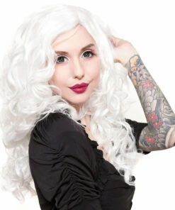 Cheapest 🤩 ROCKSTAR WIGS Cosplay [White] | WIG 😍 -Alternative Accessories Elegant Store rockstar wigs cosplay white wigs 4 d5e1154c e0f2 4fac a150 7622878042de 700x700