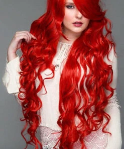 Top 10 💯 ROCKSTAR WIGS Cosplay Curly True Red | WIG ⭐ -Alternative Accessories Elegant Store rockstar wigs curly true red wig 3 35dda1eb 290f 4a05 a99b 0a1d606ed553 700x700