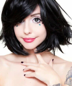 Best deal ✔️ ROCKSTAR WIGS Cosplay Hologram 12" [Black] | WIG 🛒