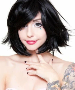 Best deal ✔️ ROCKSTAR WIGS Cosplay Hologram 12" [Black] | WIG 🛒 -Alternative Accessories Elegant Store rockstar wigs hologram black wigs 1 719a2691 a896 462f ab1a b9ba0f8fa758 700x700