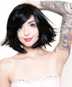 Best deal ✔️ ROCKSTAR WIGS Cosplay Hologram 12" [Black] | WIG 🛒 -Alternative Accessories Elegant Store rockstar wigs hologram black wigs 3 2e951d3b 16b2 4a9c b686 2a9b4075b1f2 700x700