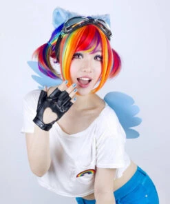Wholesale 😀 ROCKSTAR WIGS Cosplay Rainbow Rock [Rainbow Bob] | WIG 🤩 -Alternative Accessories Elegant Store rockstar wigs rainbow rock rainbow bob wig 4 b74e5914 c906 4130 bee5 ac2fa3c836df 700x700