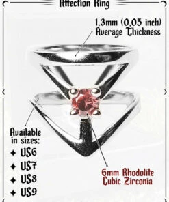 Wholesale 🤩 ROGUE AND WOLF All Affection [Mirror Steel] | RING 💯 -Alternative Accessories Elegant Store rogue and wolf affection mirror steel ring 9 4541cfa9 d111 4980 9385 8d97b31b0d0d 700x700