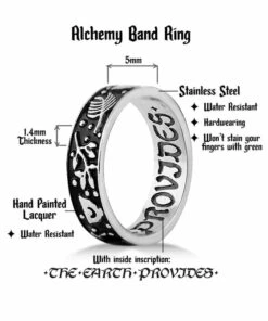 Coupon 👍 ROGUE AND WOLF All Alchemy [Blackened Steel] | RING 🎉 -Alternative Accessories Elegant Store rogue and wolf alchemy blackened steel ring 10 bfdef4d3 a665 4eb6 9e53 2d92c96f508e 700x700