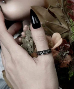 Coupon 👍 ROGUE AND WOLF All Alchemy [Blackened Steel] | RING 🎉 -Alternative Accessories Elegant Store rogue and wolf alchemy blackened steel ring 4 04717ad3 787f 488a 9d11 efe17e98755b 700x700