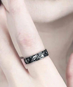 Coupon 👍 ROGUE AND WOLF All Alchemy [Blackened Steel] | RING 🎉