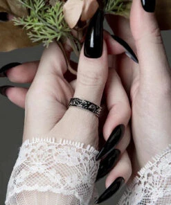 Coupon 👍 ROGUE AND WOLF All Alchemy [Blackened Steel] | RING 🎉 -Alternative Accessories Elegant Store rogue and wolf alchemy blackened steel ring 7 0e17ea90 b439 465f adc5 194ca707755c 700x700